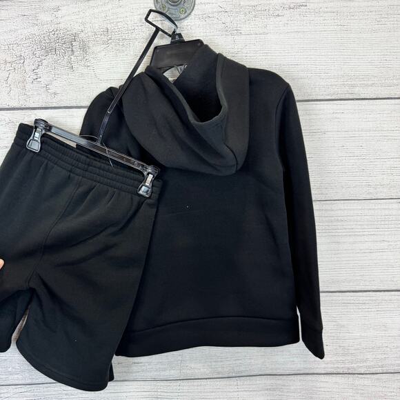 Puma Boy's Black 2pc Hoodie & Shorts Sweat Set Size Small/8 - Picture 8 of 10